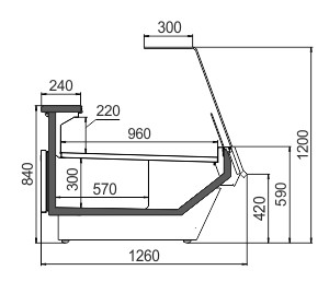 Схема холодильной витрины Missouri enigma MK 125 deli OS M